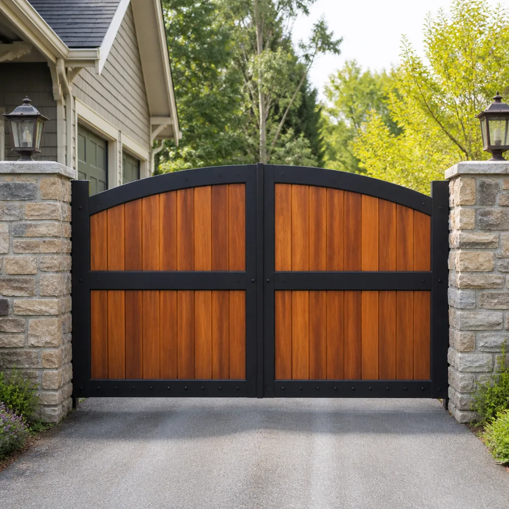 Wood & steel frame